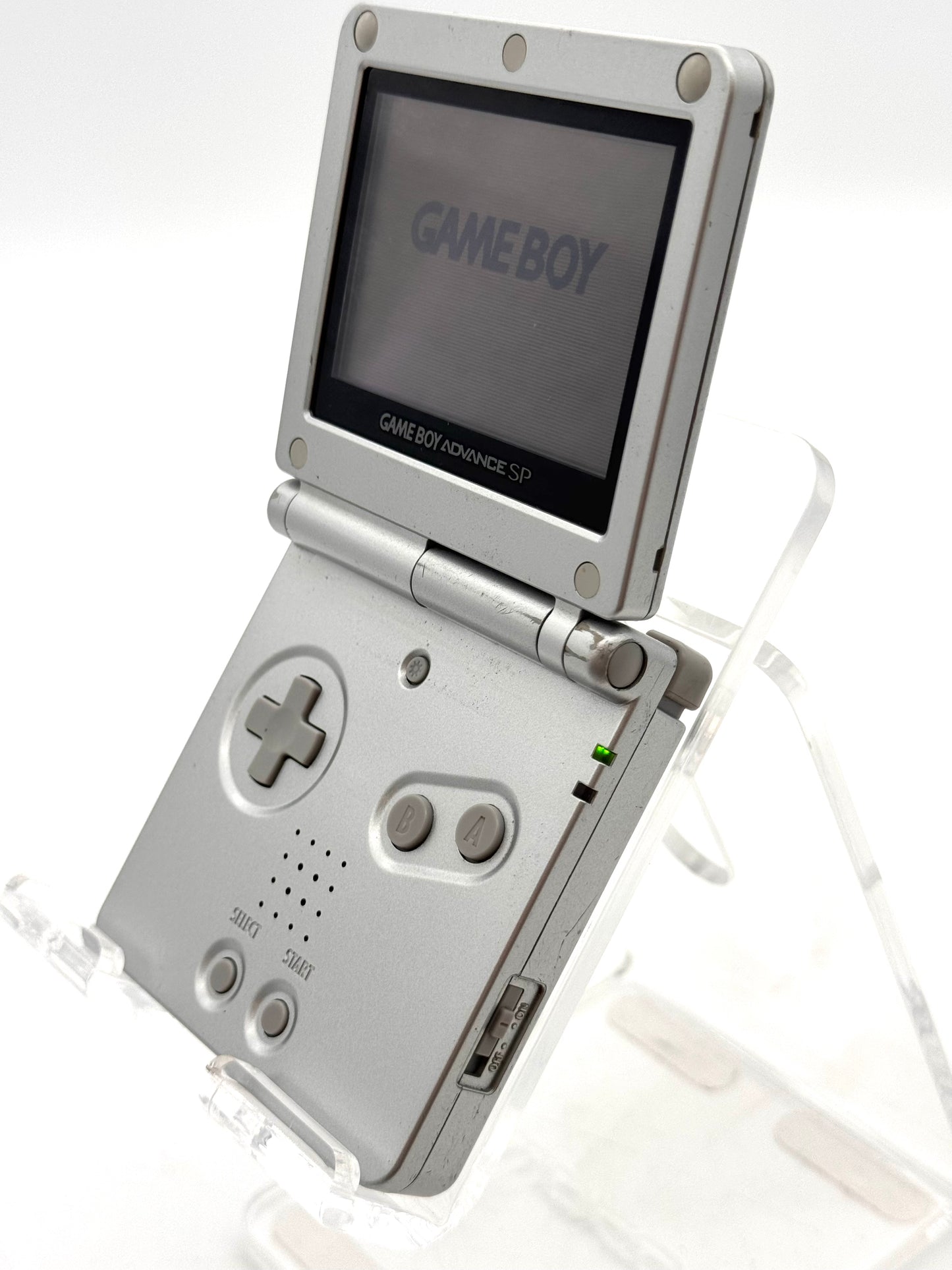 Nintendo GameBoy Advance SP (AGS-001) 2005 Silver