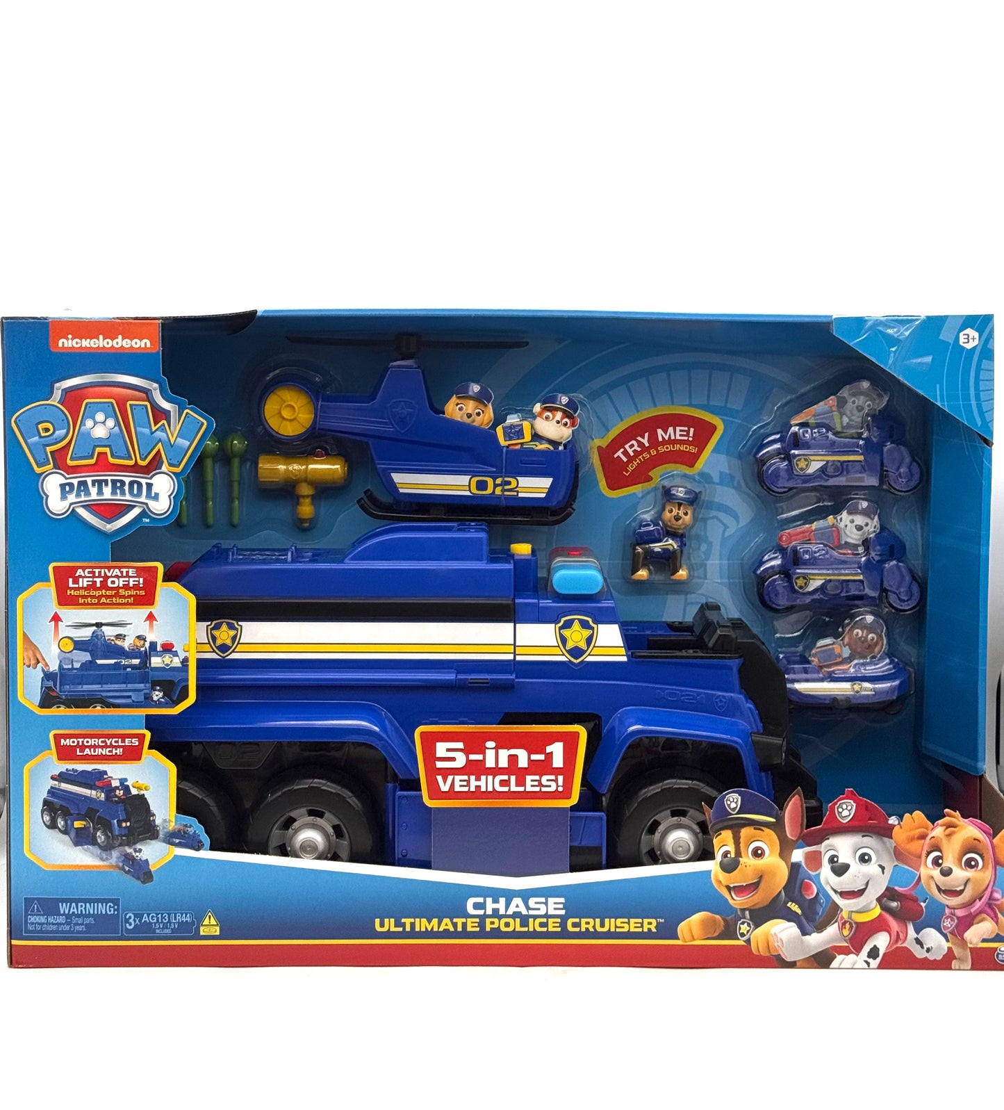 Spin Master Paw Patrol Chase Ultimate Police Cruiser - New In Box