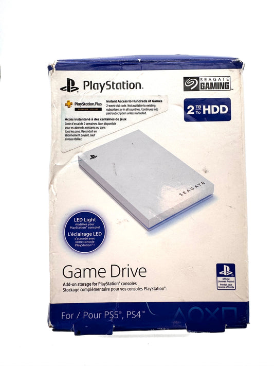Playstation Game Drive 2TB Desktop External HDD White