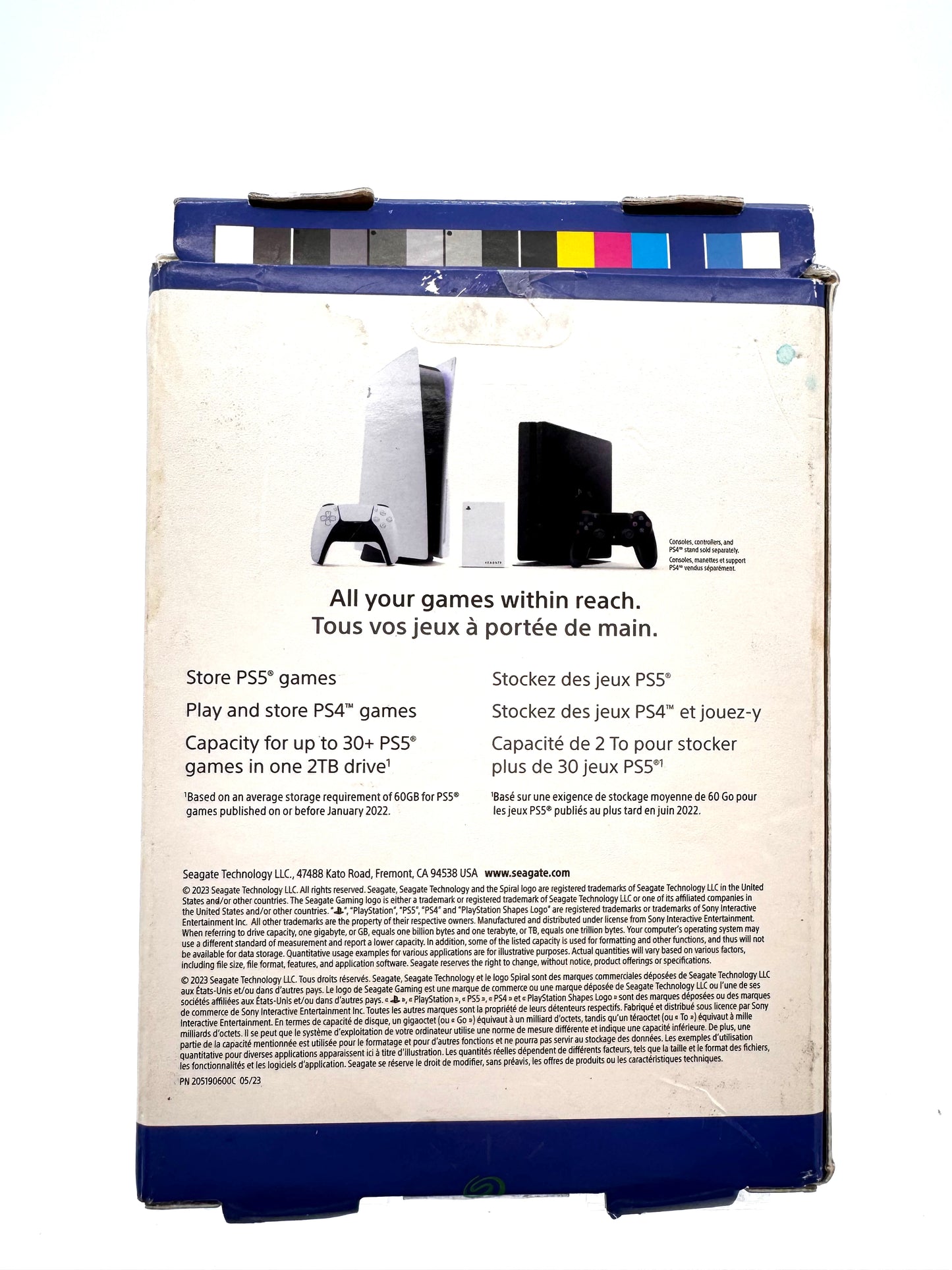 Playstation Game Drive 2TB Desktop External HDD White