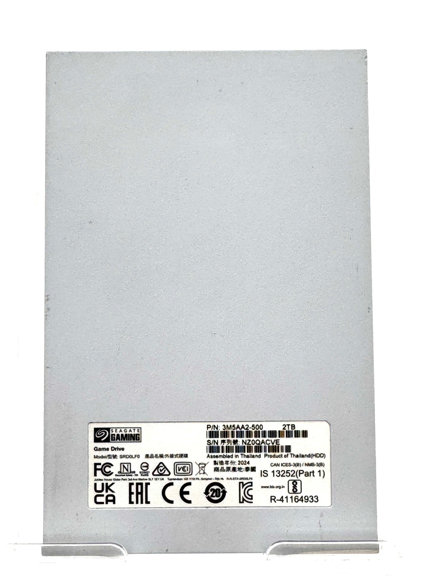 Playstation Game Drive 2TB Desktop External HDD White