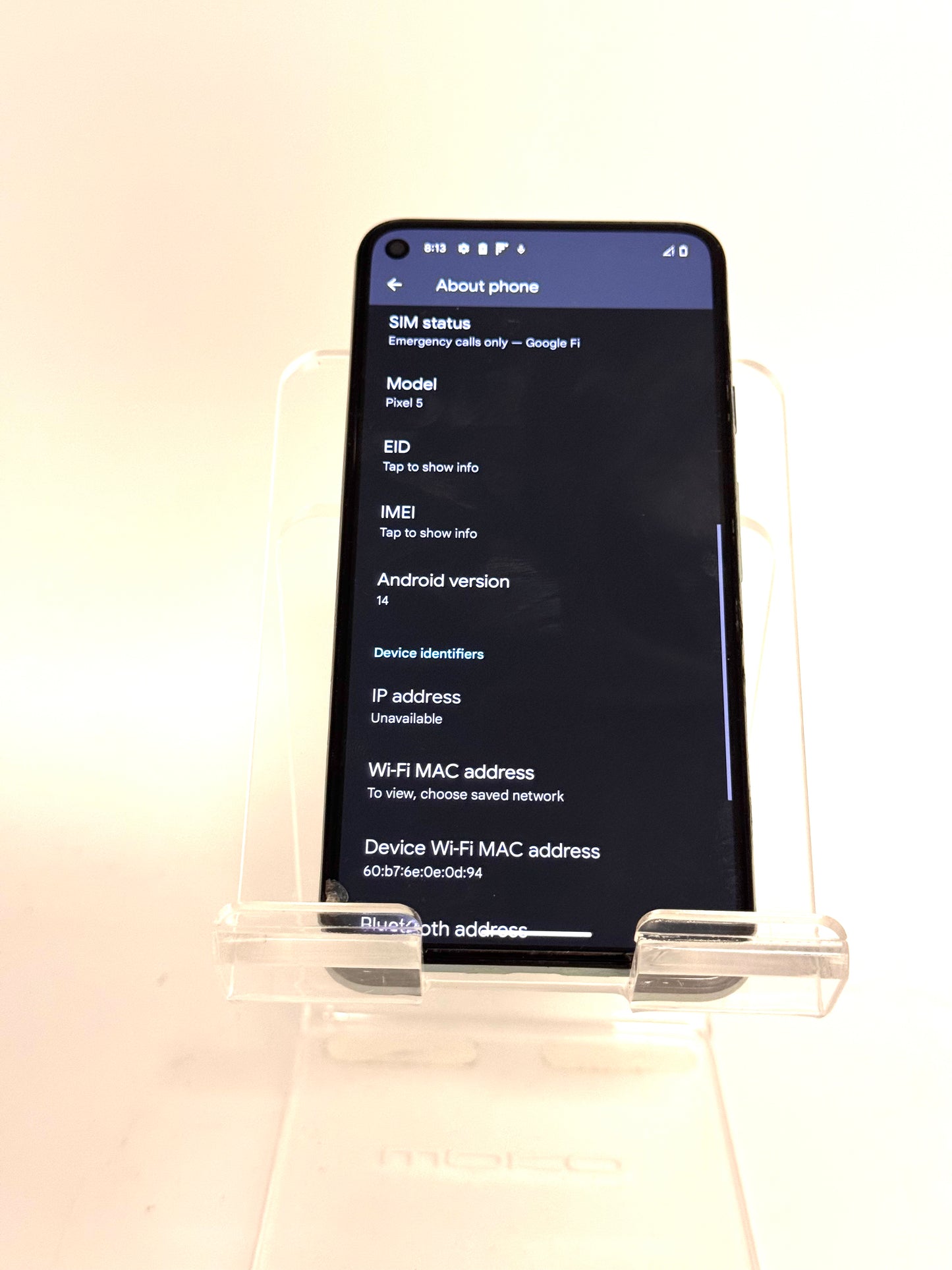 Google Pixel 5 128GB Unlocked Green - Broken Screen