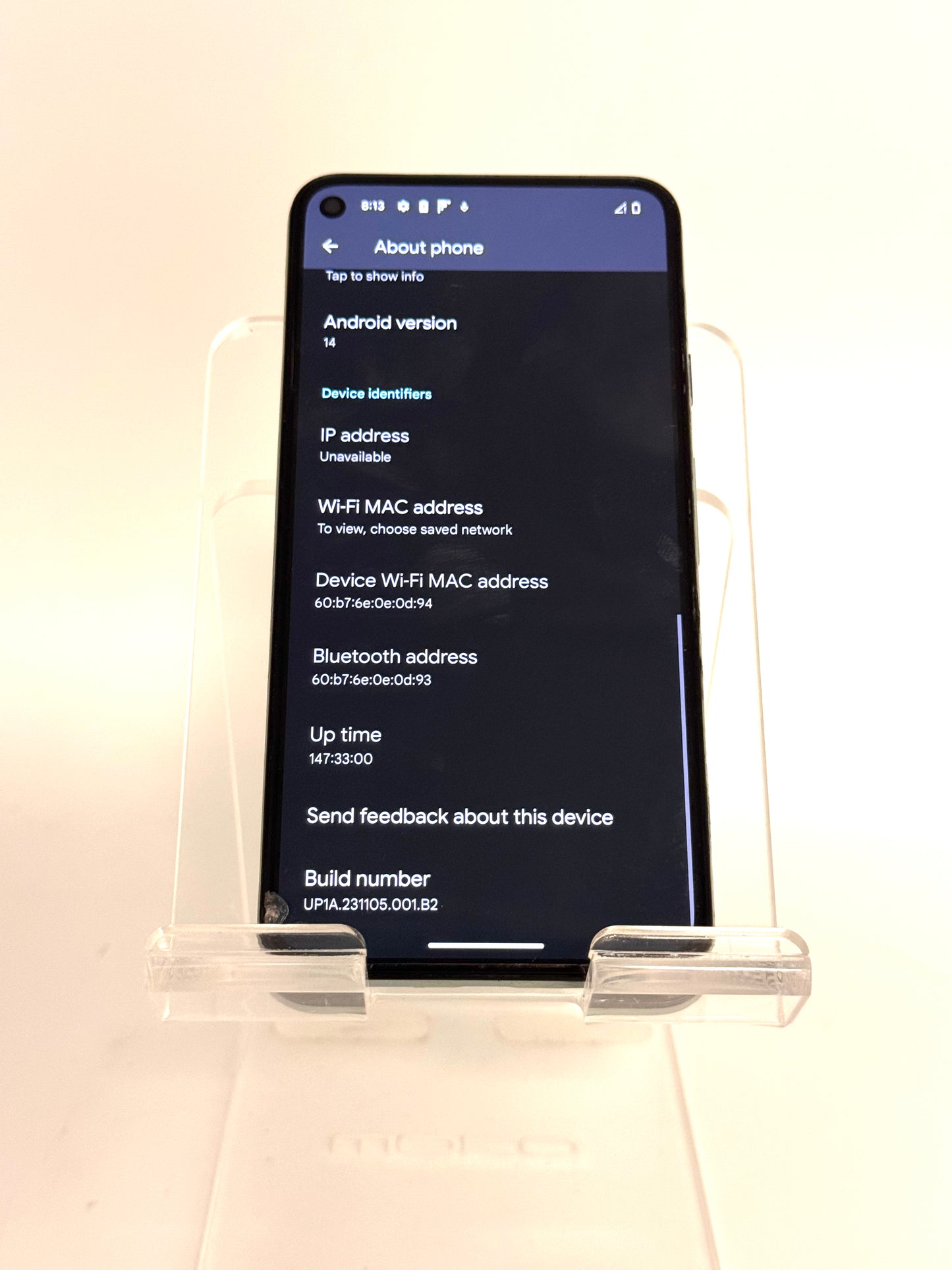 Google Pixel 5 128GB Unlocked Green - Broken Screen
