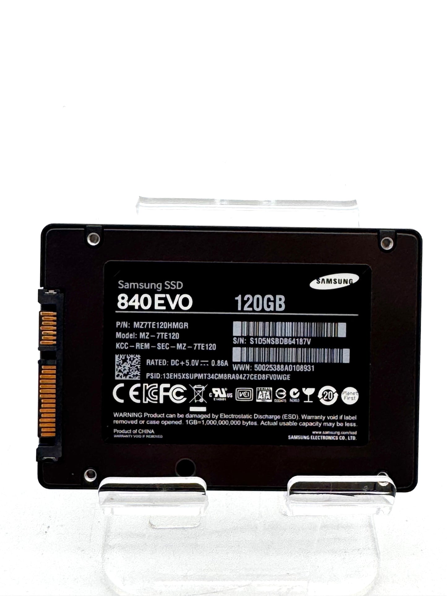 Samsung Electronics 840 EVO-Series 120GB 2.5-Inch SATA III SSD