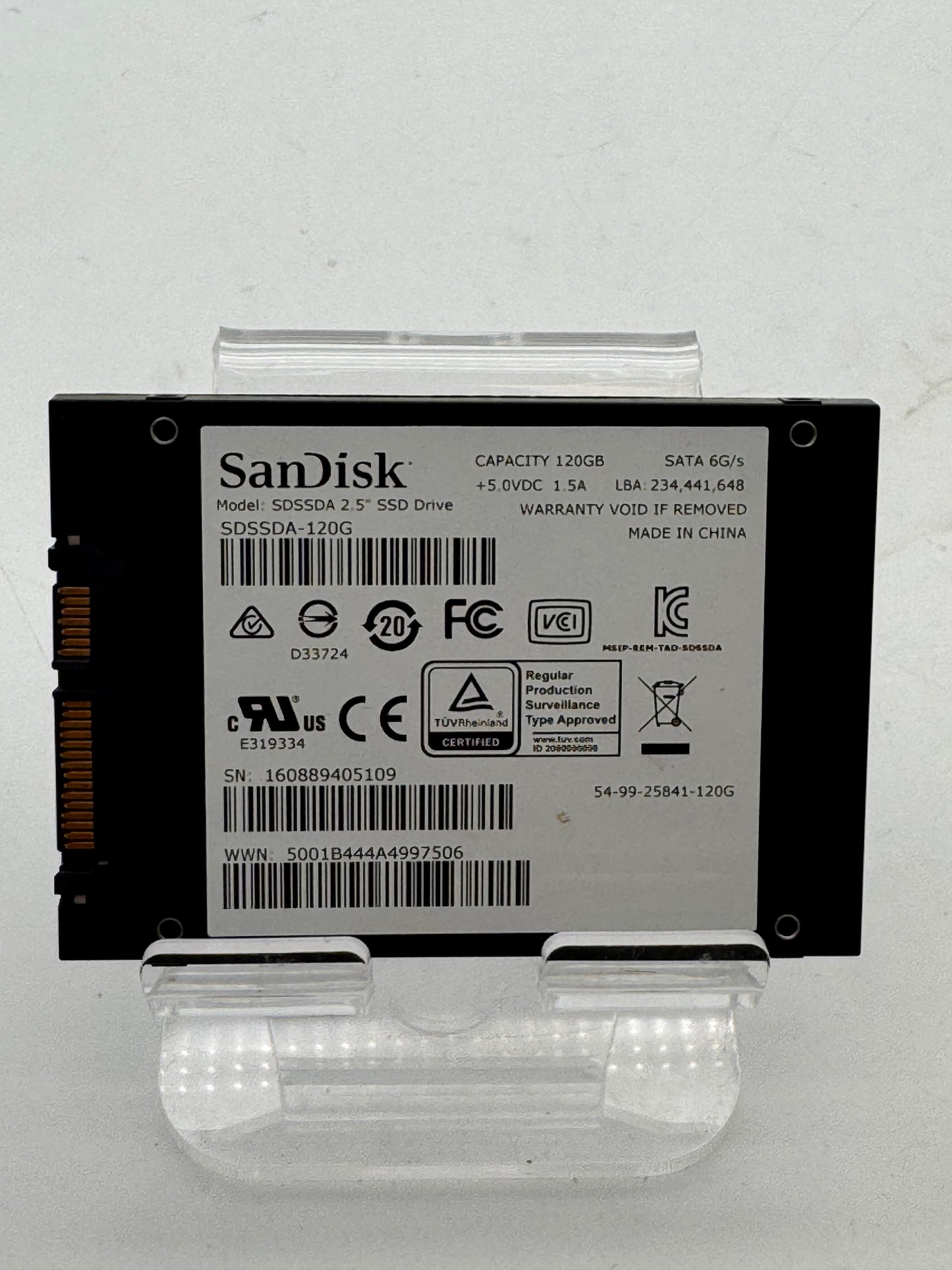 SanDisk Plus 120GB Internal SSD SDSSDA-120G-G27 Black