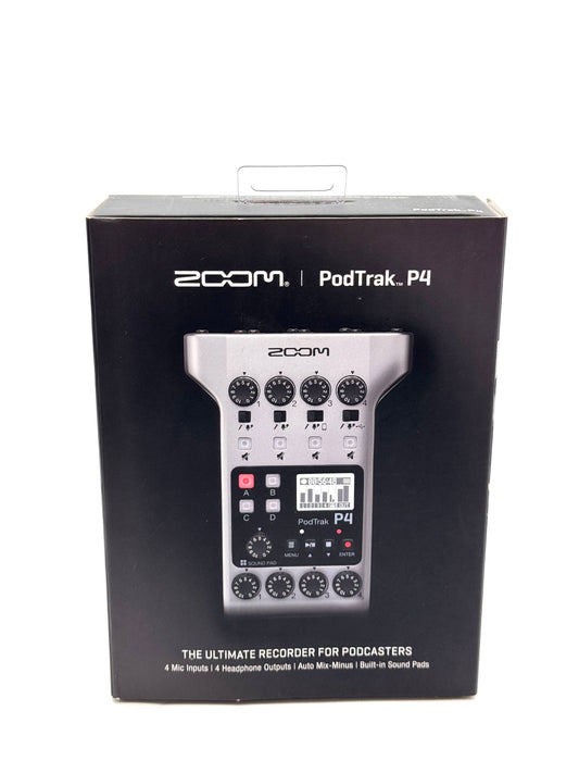 Zoom PodTrak P4 Pro Audio Equipment Gray  - New In Box -