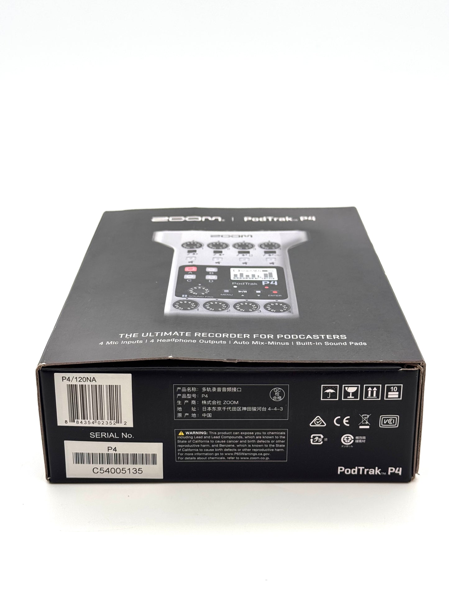 Zoom PodTrak P4 Pro Audio Equipment Gray  - New In Box -