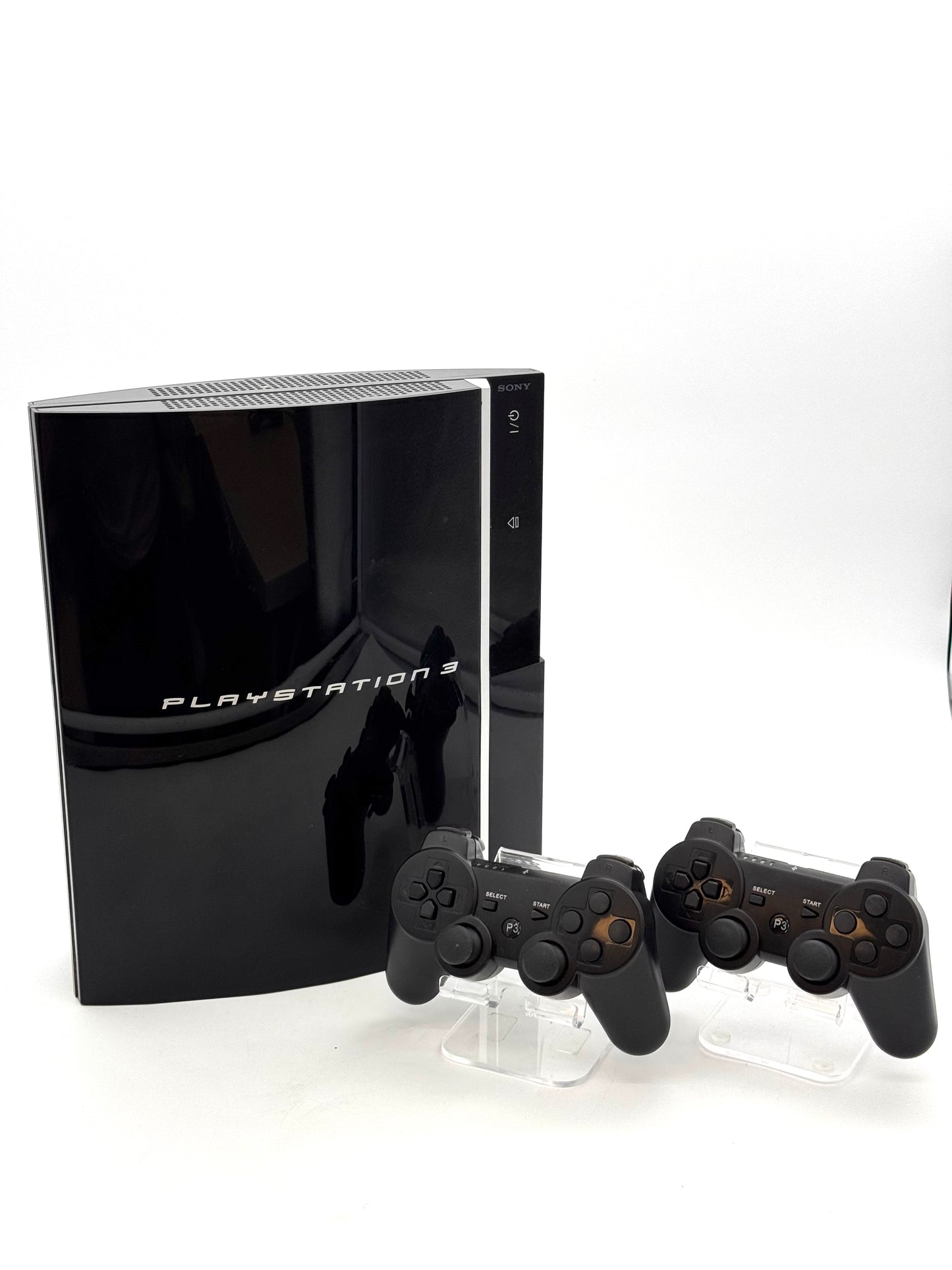 Sony PlayStation 3 (CECHK01) Black 4GB 2 Controllers HDMI Cable