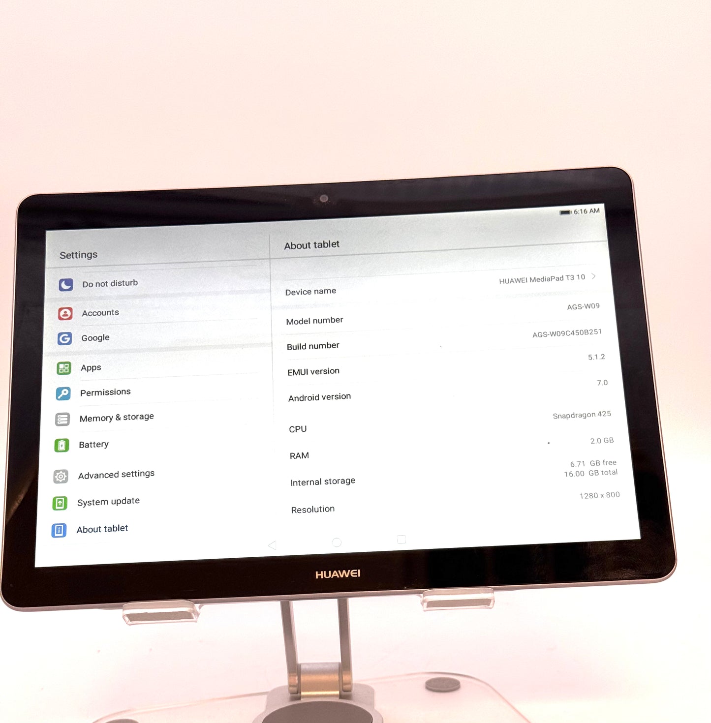 Huawei MatePad SE 11" 32GB Wi-Fi Tablet Gray