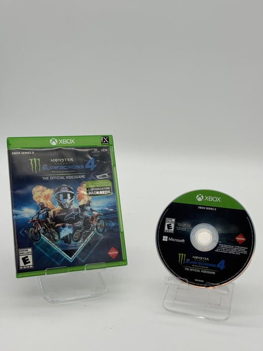 Xbox Series X Monster Energy Supercross 4 - Used with Box