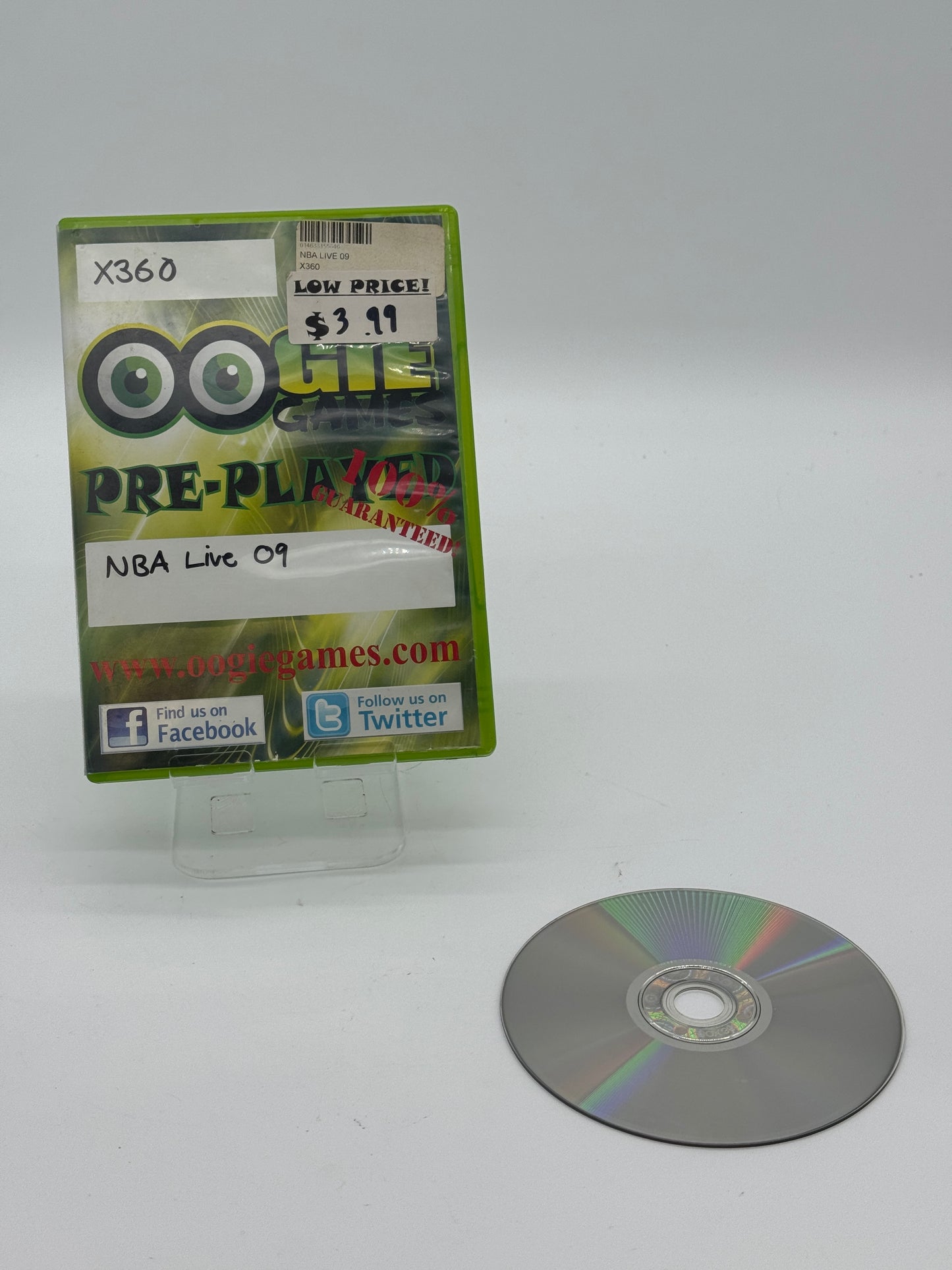 Xbox 360 NBA Live 09 Video Game - Used With Box