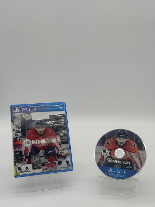 NHL 21 Video Game for PlayStation 4 - Great Condition with Box