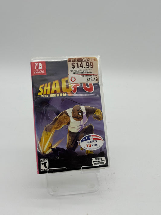 Used Nintendo Switch Shaq Fu: A Legend Reborn with Box