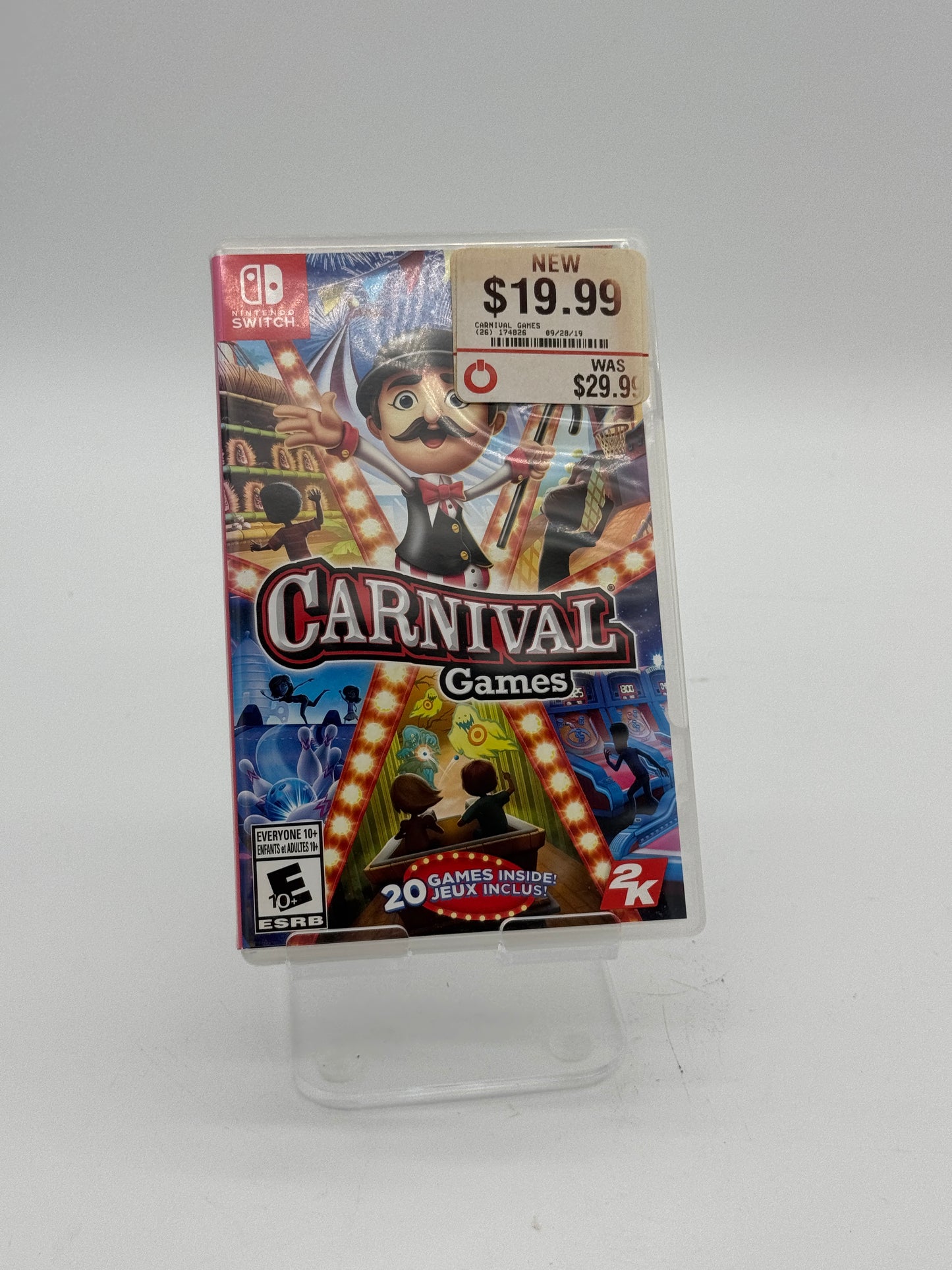 Nintendo Switch Carnival Games - Used with Box - Great Condition