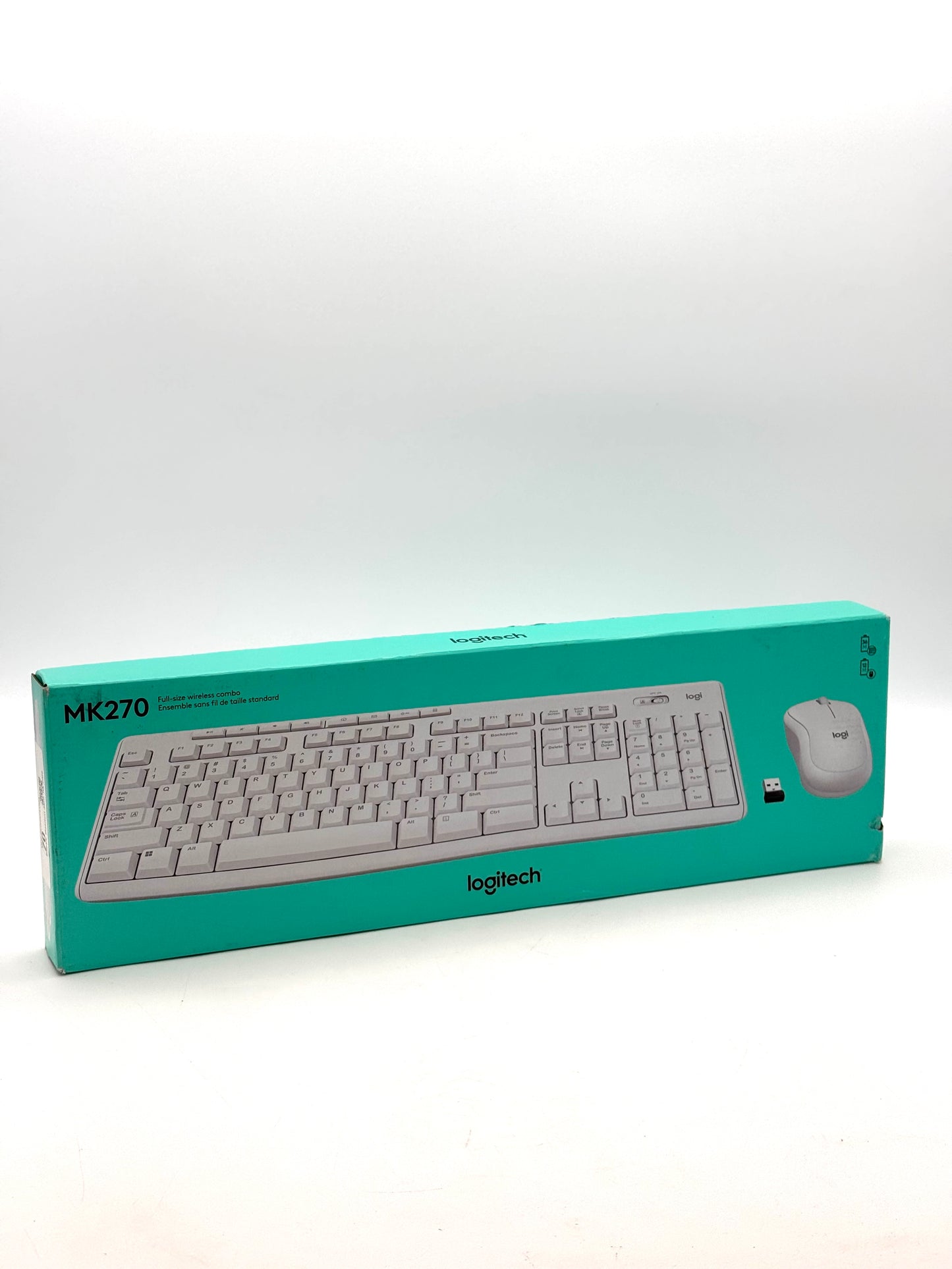 Logitech MK270 Wireless Keyboard and Mouse Combo USB Nano Receiver - NEW IN BOX