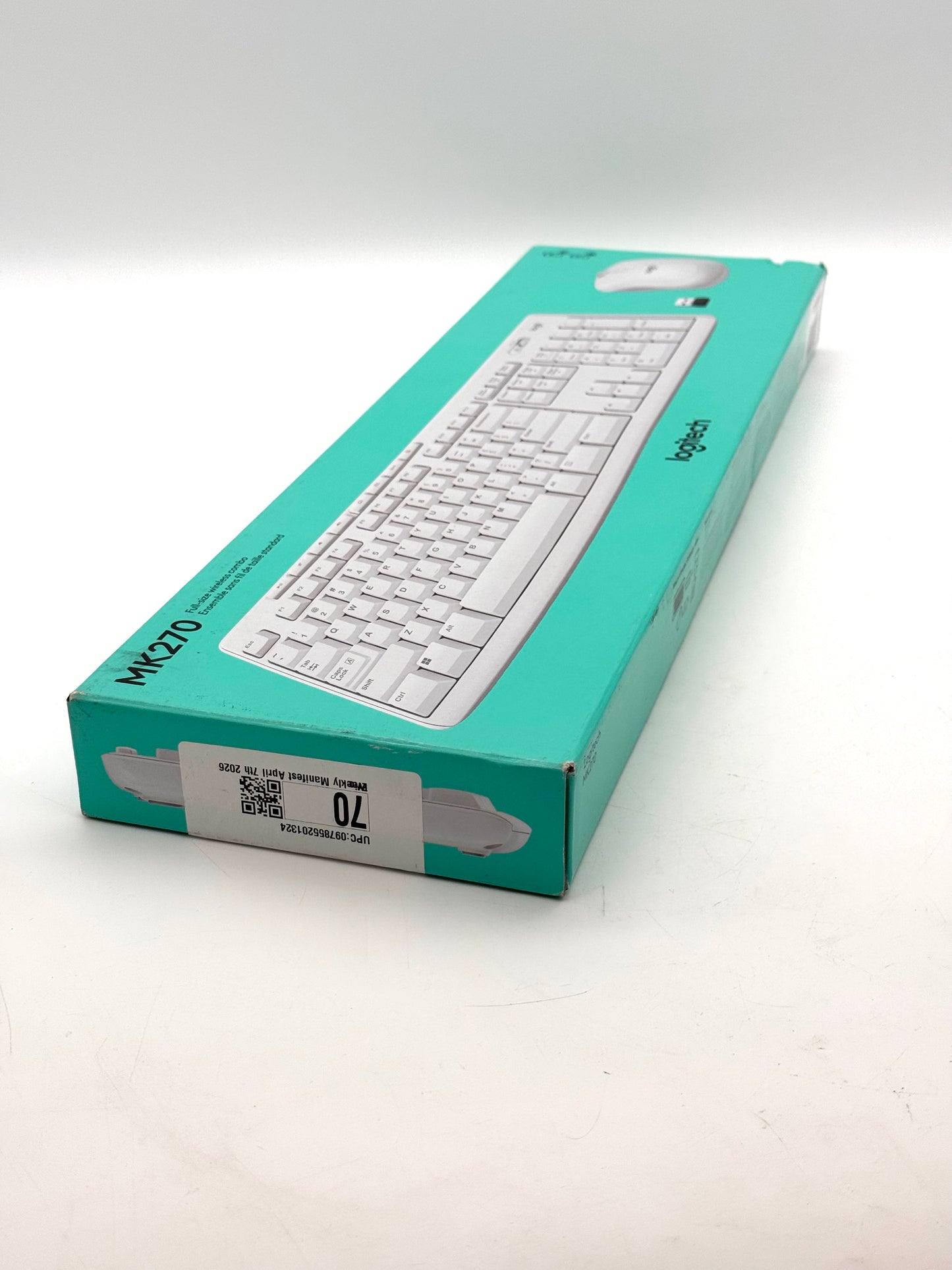 Logitech MK270 Wireless Keyboard and Mouse Combo USB Nano Receiver - NEW IN BOX