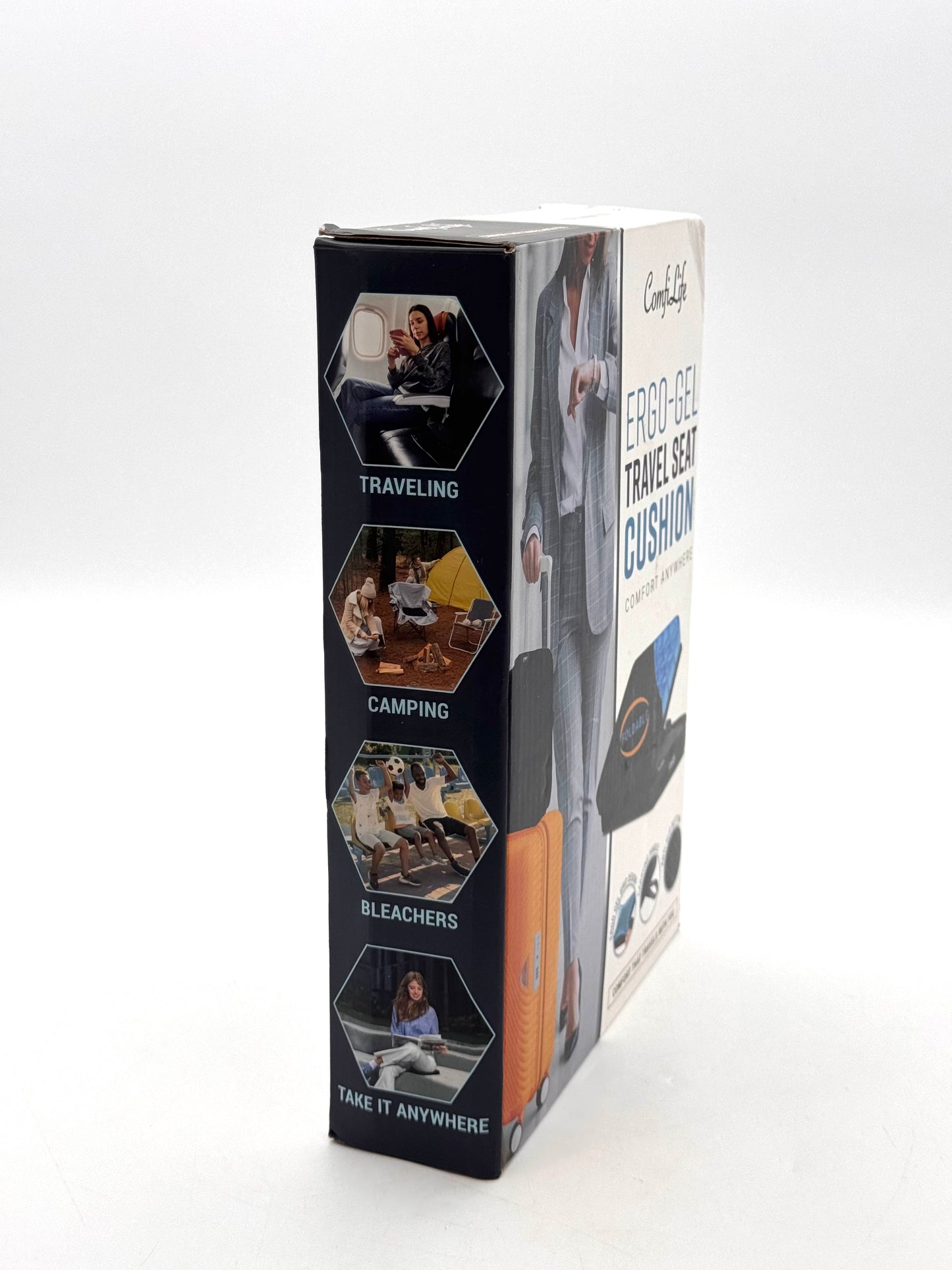 Comfilife Ergo-Gel Travel Seat Cushion Black - New in Box