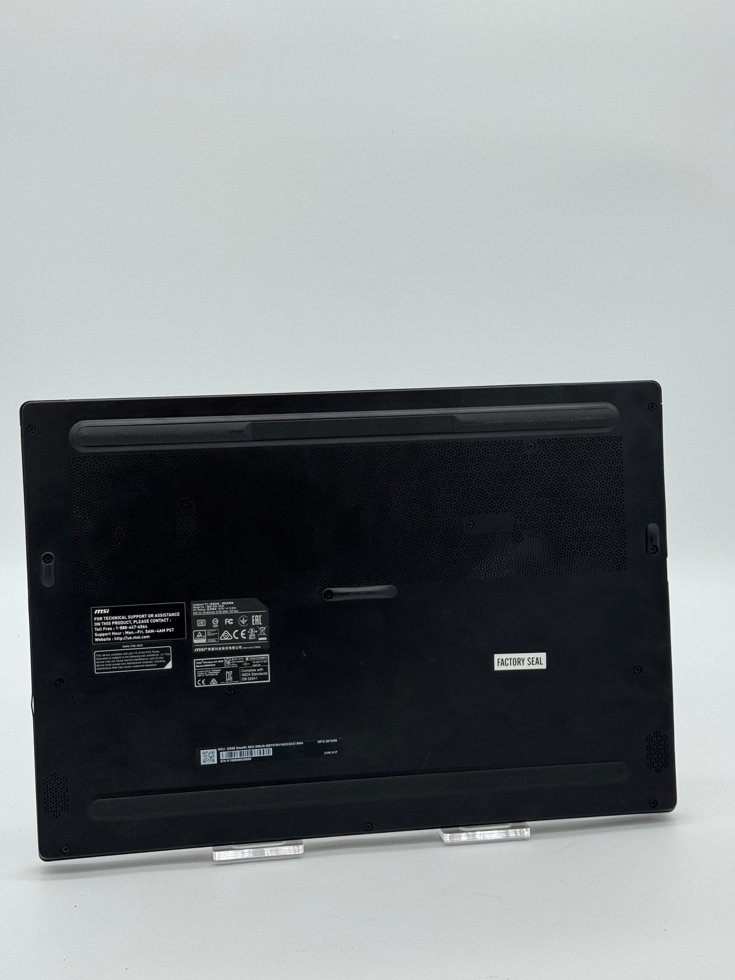 MSI GS65 Gaming Laptop - Core i7, 16GB RAM, 512GB SSD - Jet Black - 2021