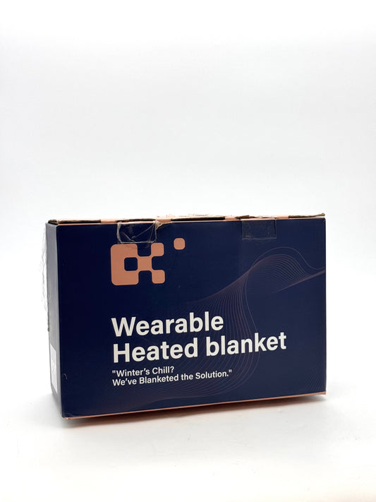 Wearable Heated Blanket 43'' x 59'' Brown New In Box