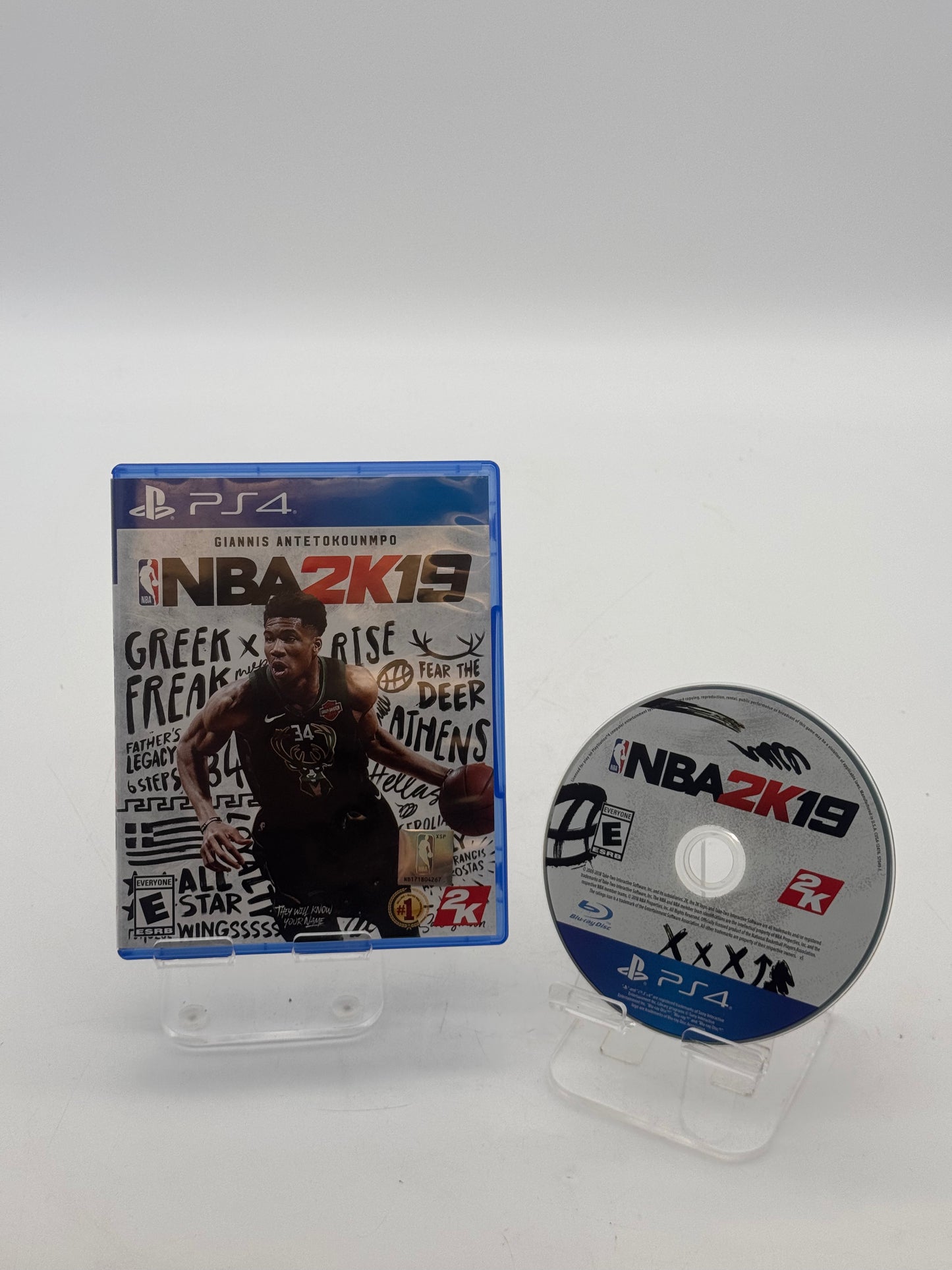 NBA 2K19 - Sony PlayStation 4 PS4 Disc Case Giannis Antetokounmpo TESTED