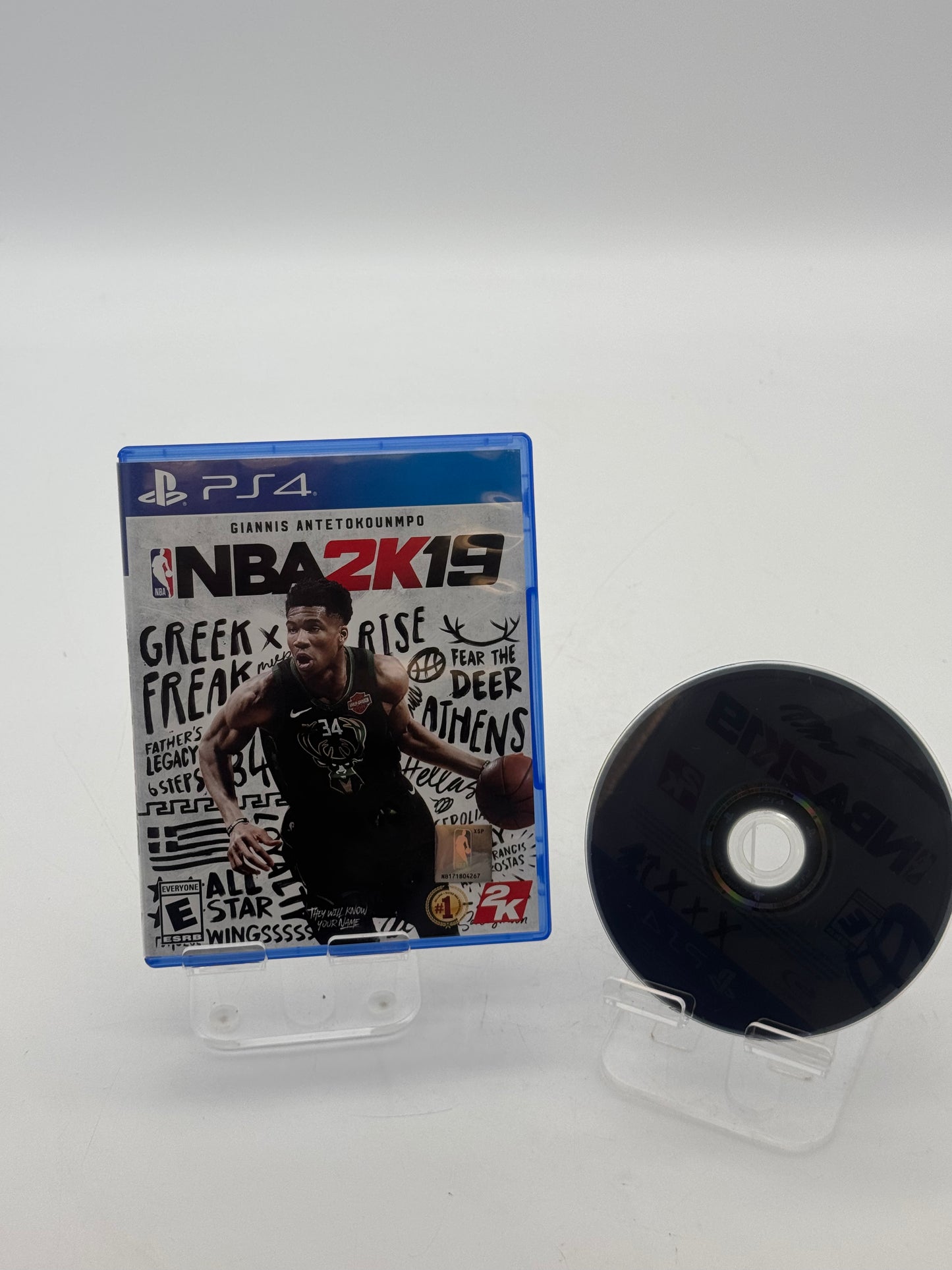 NBA 2K19 - Sony PlayStation 4 PS4 Disc Case Giannis Antetokounmpo TESTED