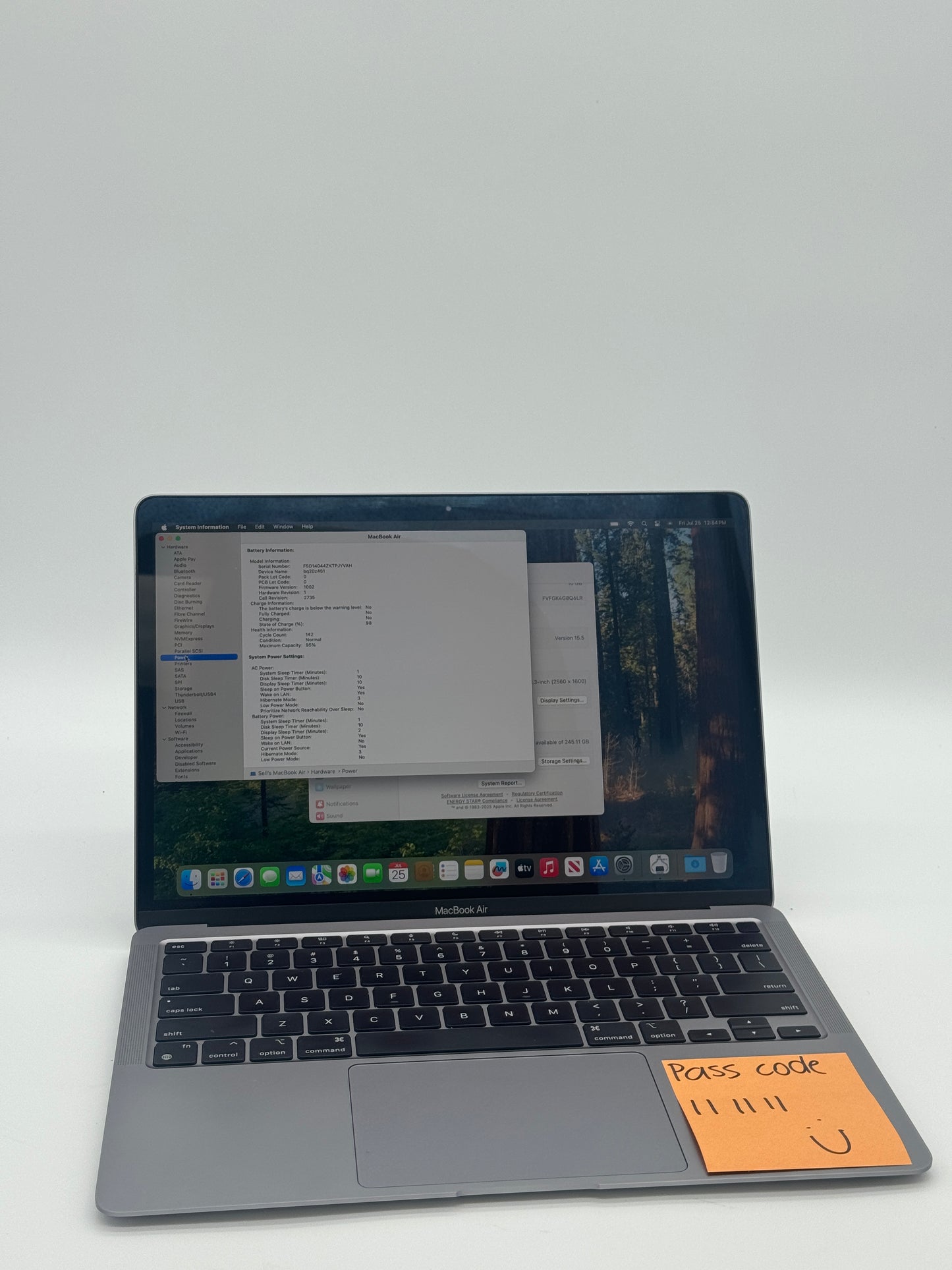 Apple MacBook Air M1 A2337 2020 - 16GB RAM, 256GB SSD, Space Gray