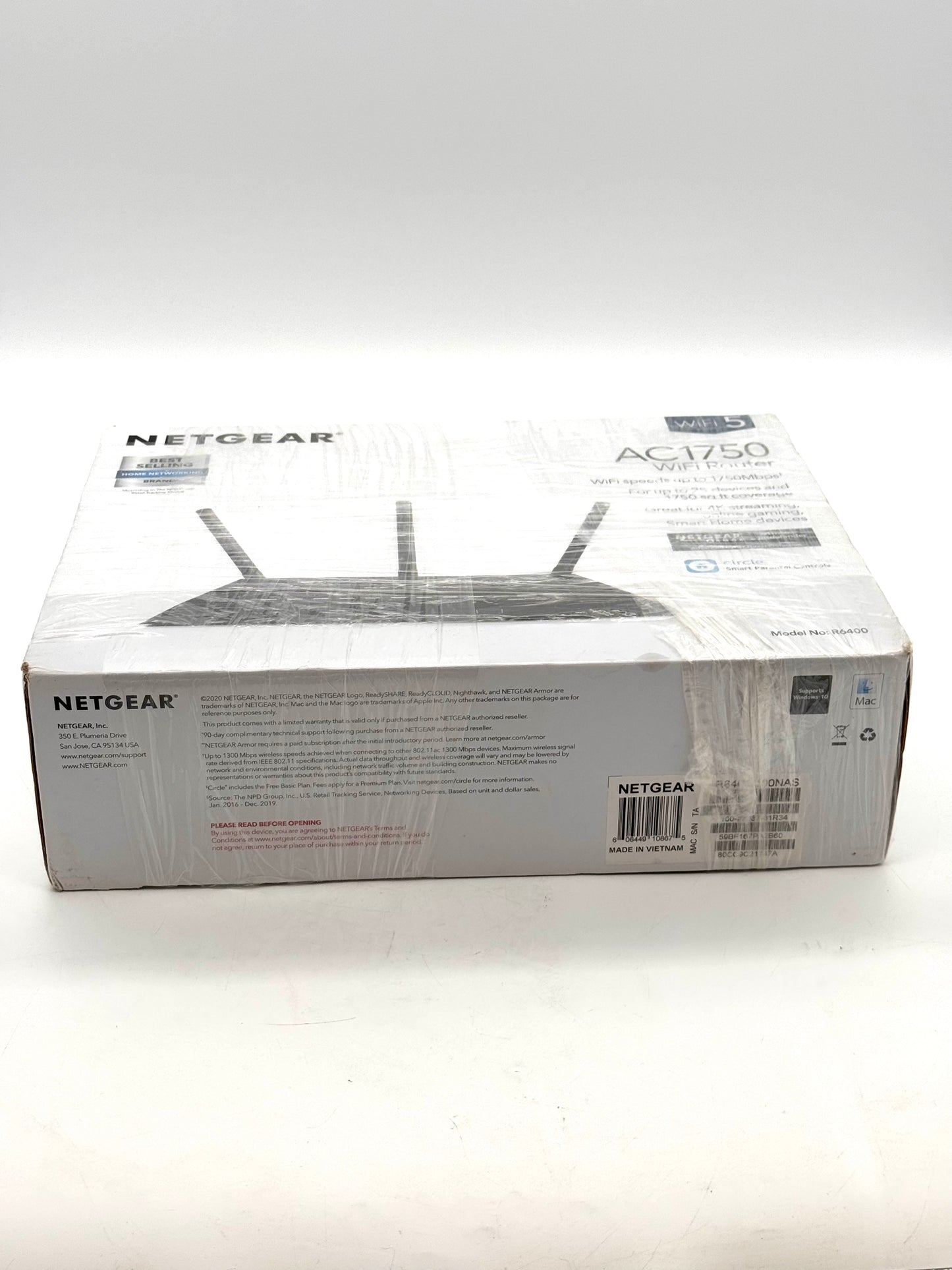 NETGEAR Nighthawk AC1750 Smart WiFi Router R6700 Dual Band Gigabit NEW SEALED