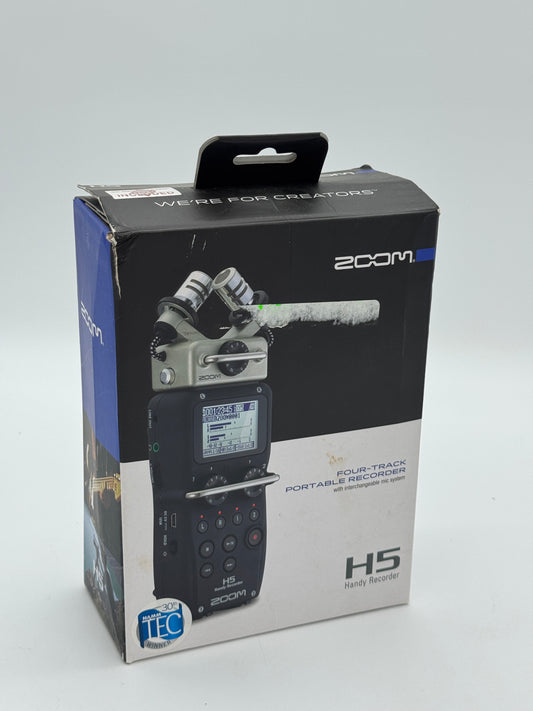 Zoom H5 Handy Recorder - New In Box - Black