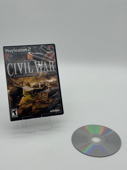 Playstation 2 - History Channel Civil War: A Nation Divided - Used with Box