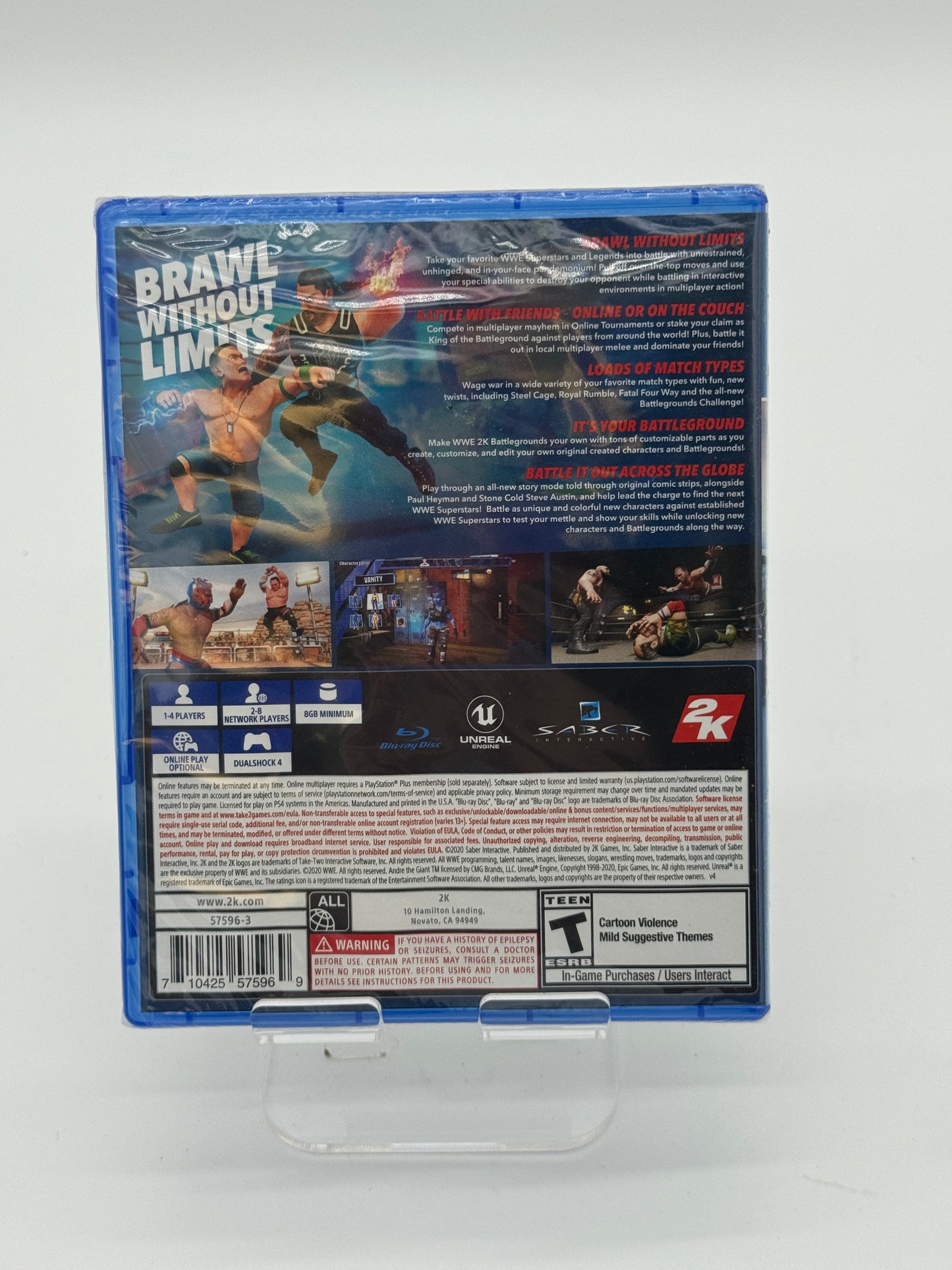 Playstation 4 WWE 2K Battlegrounds - New In Box