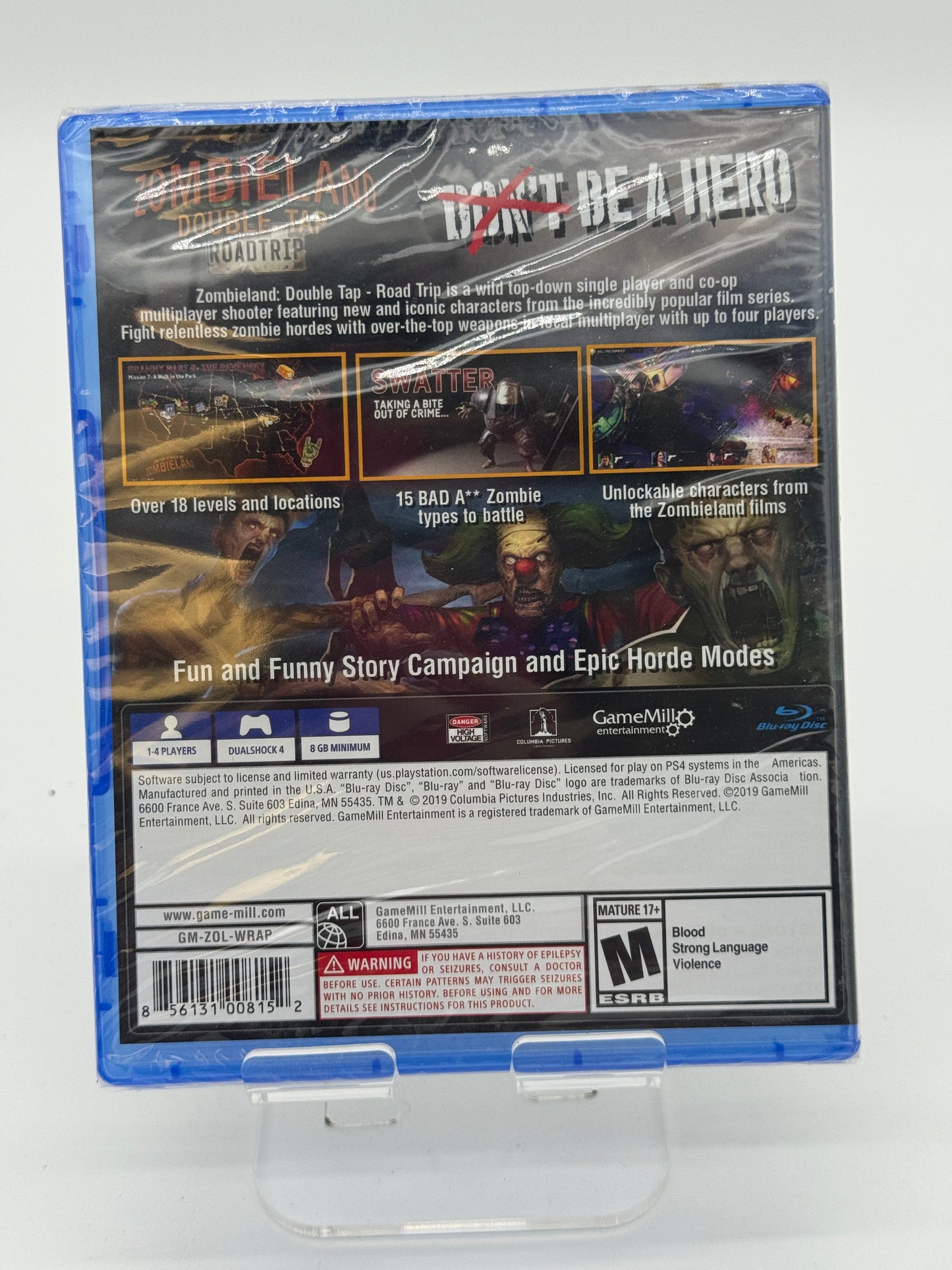 Playstation 4 Zombieland Double Tap Roadtrip Video Game - New In Box