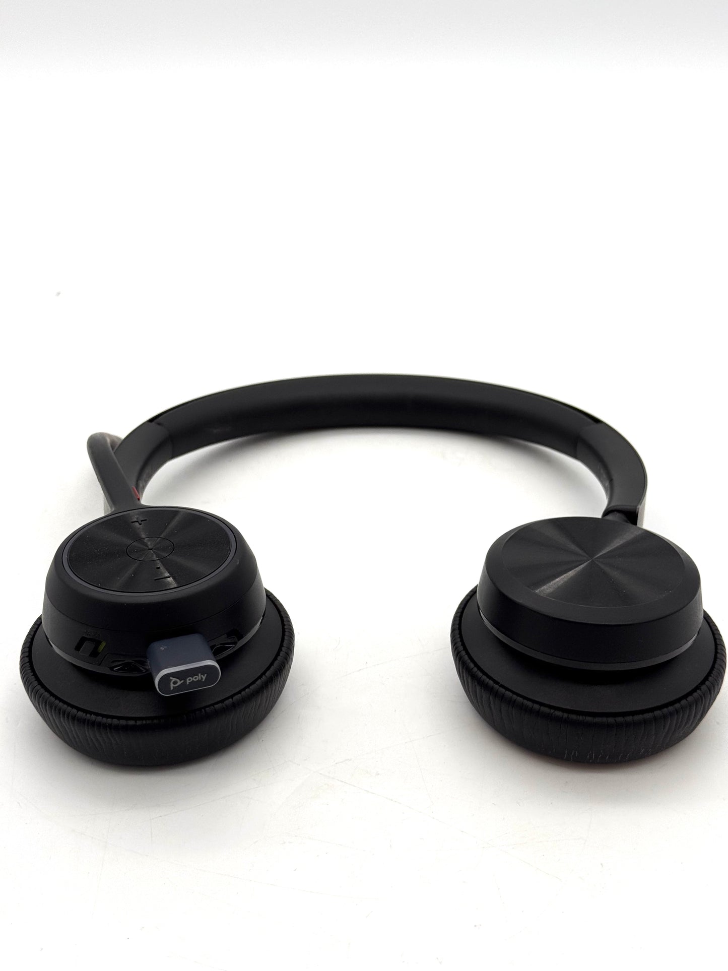 Poly Voyager 4320 UC Wireless Bluetooth Stereo Headset Black w/ BT700 Tested