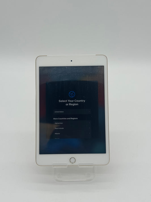 Apple iPad Mini 4th Gen A1550 - Gold - 32GB - Used (Parts Only)